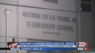 Teacher charged with sexual abuse