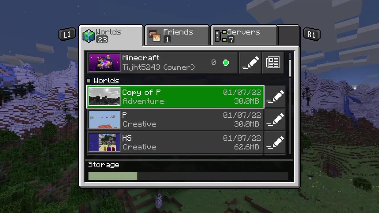 Minecraft / Realms / Join YouTube