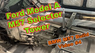 Fabricating our Custom M57 Shifter Tower and finishing our floor frame rails on our M57 Coupe #4