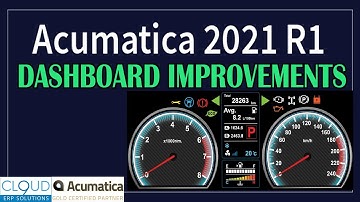 Acumatica 2021 R1 - Dashboard Improvements