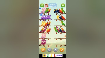 Bird sort puzzle walkthrough #viral #shorts #trending #short #birds