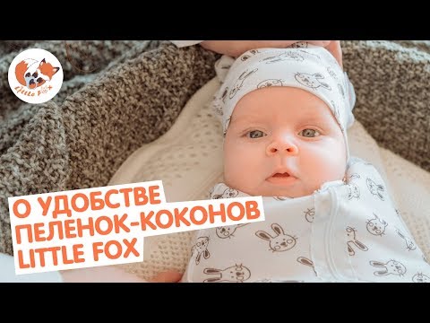 Пеленка кокон, пеленальный кокон для сна Little Fox