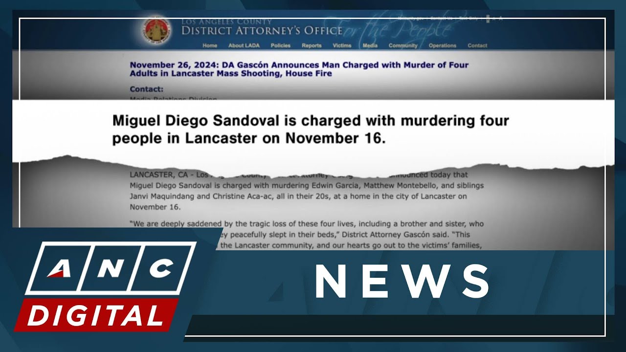 Man charged with murder in killing of four people in California ...