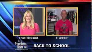 Lynda Halligan Interviews E News Host Terrence Jenkins about Back to School Fashion