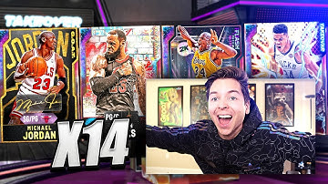 *14* GALAXY OPAL PULLS! GREATEST NBA 2K20 PACK OPENING!