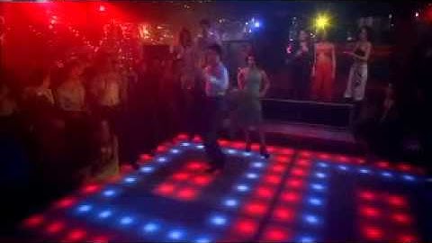 Saturday Night Fever Bee Gees, You Should be Dancing John Travolta HD 1080 with Lyrics