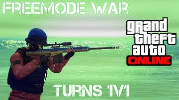 (GTA 5 Online) Freemode War Turns Into 1v1