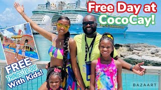 FREE Things-To-Do with KIDS at CocoCay! | Freedom of the Seas | Day 2