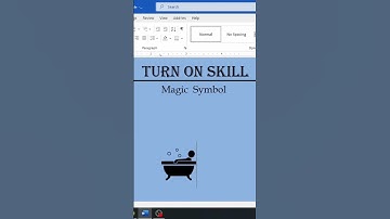 Magic 🛀 Symbol Ms Word Shortcut Code #asmr #shorts #shortsfeed #foryou #yt