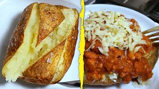 I made JACKET POTATOES for dinner | Baked Potato Dinner Recipe