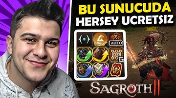 SAGROTH 2 - BU SUNUCUDA HERŞEY ÜCRETSİZ !! OTO AV OTO BOSS BATTLE PASS  #metin2 #metin2pvp #sagroth2