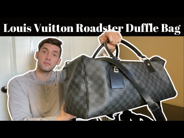 Louis Vuitton Roadster Duffle Bag Damier Graphite Black