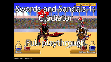 Swords and Sandals 1: Gladiator - Full playthrough (no commentary)