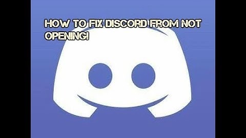 How to fix Discord from not opening! (EASY)