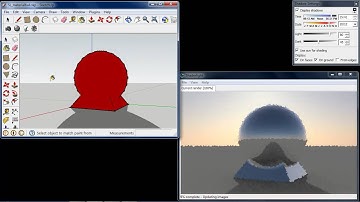 Physical Sky system in Shaderlight for SketchUp