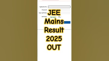 JEE Mains Result 2025 🔵 JEE Mains Result 2025 Kaise Check Kare ? How To Check JEE Mains Result 2025
