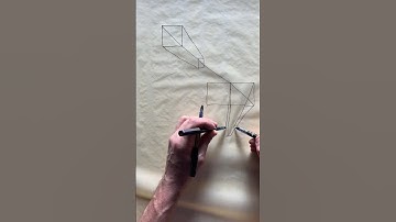 Sketching Perspective - Brain Training Random Geometries #art