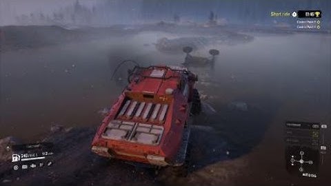 SnowRunner - Console Mod - BTRGAZ Rollover & Crazy Save in Flooded Foothills