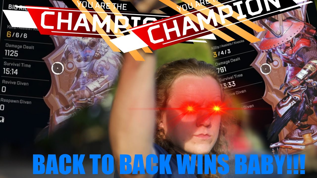 BACK TO BACK WINS WITH THE BOYS!! || Apex Legends Trios