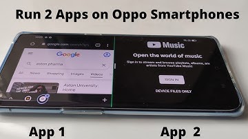 How to run multiple windows (Split screen) or dual apps on Oppo smartphone running colour OS