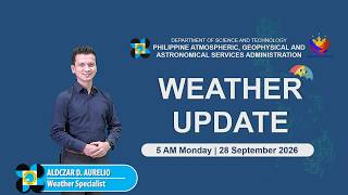 Public Weather Forecast issued at 5:00 AM | September 28, 2026 - Monday