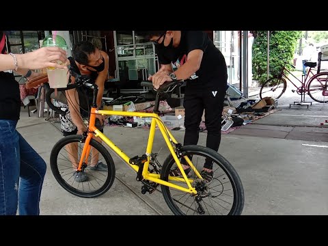 ดูจักรยาน มินิหมอบ เสือหมอบmini สีสะท้อนแสง เฟรมจักรยานสุดเท่ JAVA OPTIMA | FC BMX แวะทักทาย