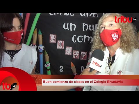 Buen comienzo de clases en el Colegio Rivadavia