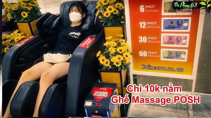 Ghế massage posh giá bao nhiêu
