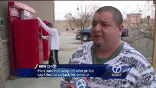Video: Two attempted carjackings in the same parking lot