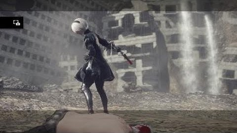 NieR:Automata Pod C wrecks Eve lol
