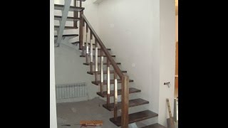 DIY Staircase in high-tech style/лестница на монокосоуре