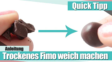 Kann man FIMO wieder weich machen?