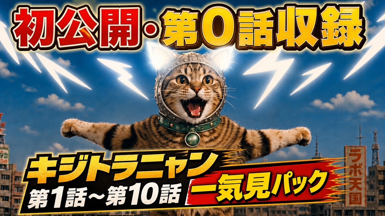 第0話収録】「キジトラニャン」第1話～第10話一気見パック