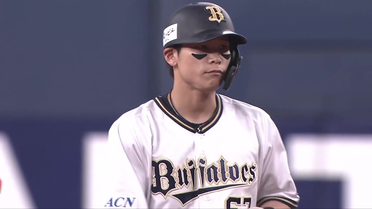 4回裏】チャンスは続く!! バファローズ・中川圭太 鋭い打球は3塁線を