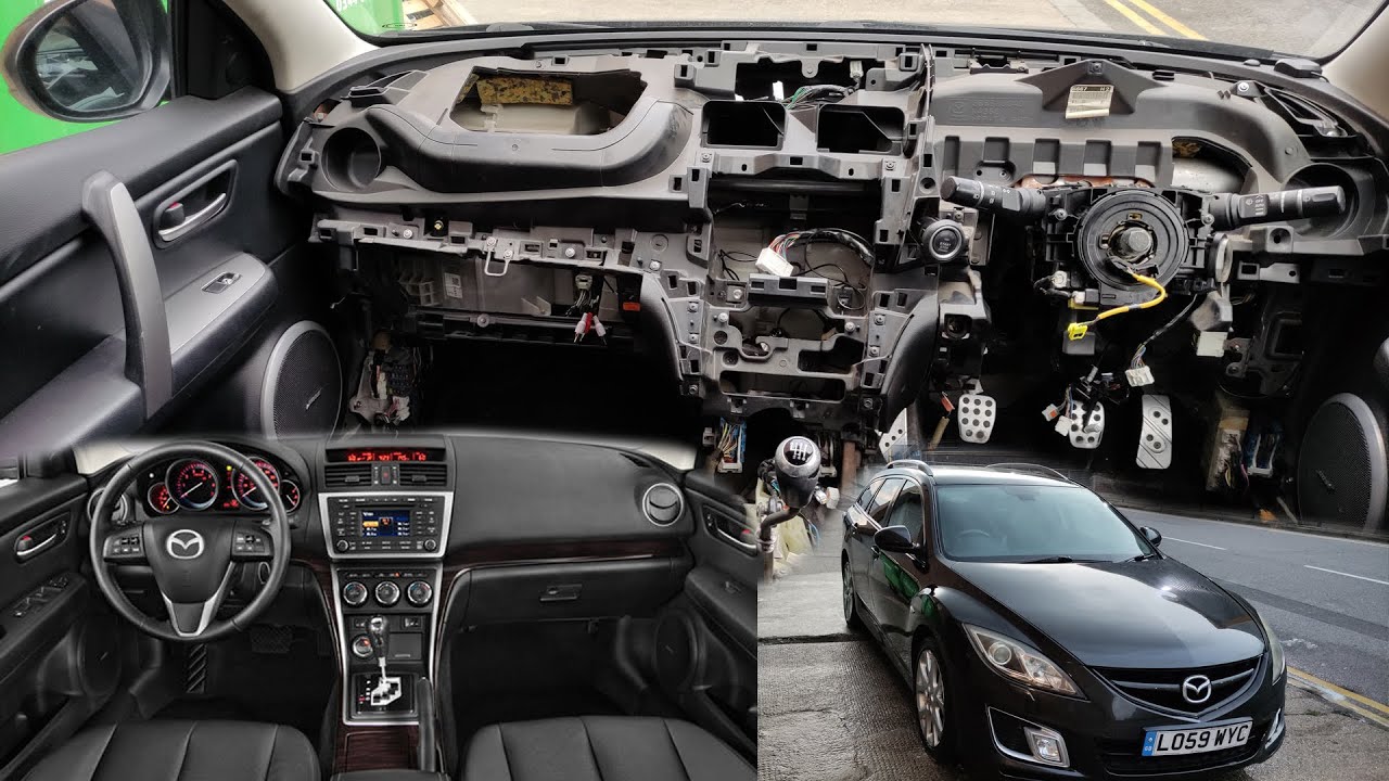 Dashing Job, Dash OUT. 2010 Mazda 6 ( Half Done) - YouTube