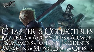Final Fantasy 7 Remake - Chapter 6 Light The Way Collectibles Walkthrough