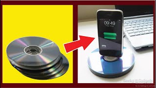 How To Make Mobile Stand With CD  - SUR Life Hacks