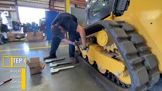 DIY CAT® Rubber Track Removal by Thompson Tractor 17,645 views 2 years ago 2 minutes, 15 seconds