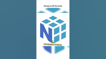 Numpy in 60 Seconds #python #programminglanguage #numpy #developer