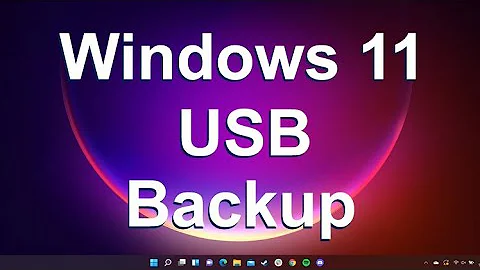 Windows 11, 10, 8, 7 USB Backup - How to Create and Restore System Images and File Level Backups