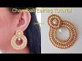 How to make Paper Earrings | made out of paper / Chandbali earring / Design 6