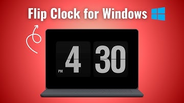How to Add a Flipclock on Windows 11 | Full screen Clock on Window 2025