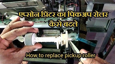 How to replace pickup roller in Epson l series printer |  epson printer repairs guide
