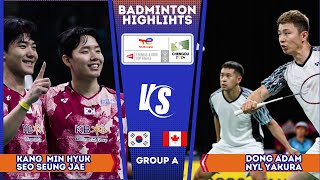 KANG / SEO vs DONG / YAKURA | Thomas Cup 2024 Badminton