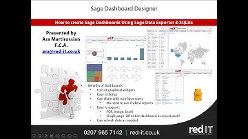 Sage Dashboard Designer: How to create Sage Dashboards using Sage Data Exporter and SQLite