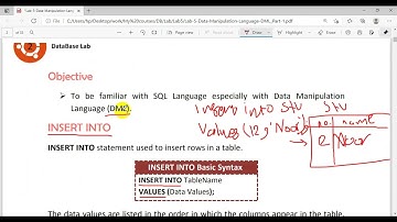Lab5: Data Manipulation Language DML Part-1