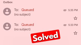 Fix queued problem in gmail | solve gmail outbox queued not sending emails issue screenshot 1