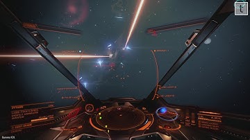 Elite Dangerous Gamma 1.01 - First Python kill! (Python / Mostly Harmless)