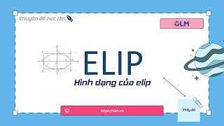 Chuyên đề: Hình dáng elip | Toán lớp 10 chương trình mới | OLM