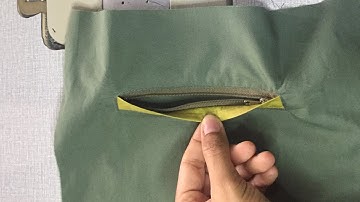 🌹Tricks Membuat Saku Bobok Resleting || Bibir Satu